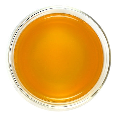 Island Mango Tea brewed