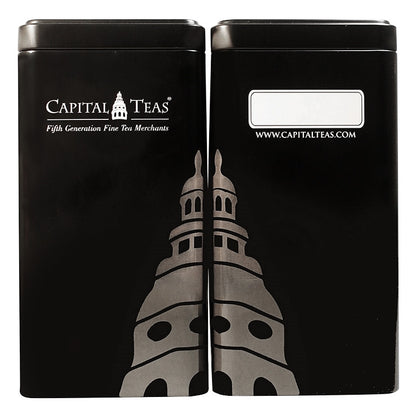 Capital Teas Tin 8 oz. (3.5" x 3.5" x 6.875")